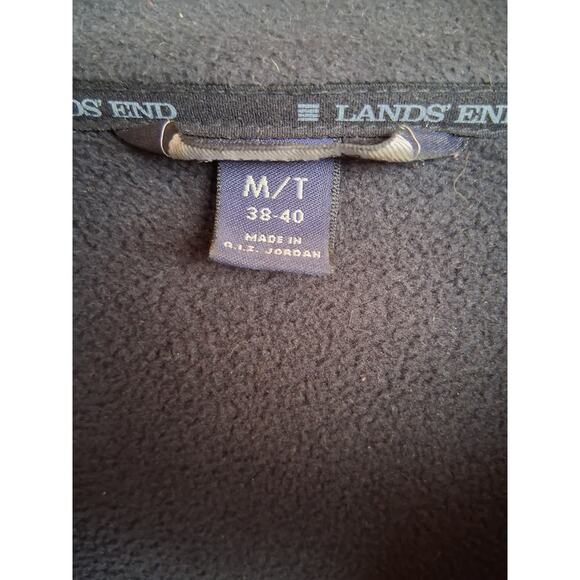 Lands End Mens size M/T 38-40 Gorpcore Outerwear Fleece Zip Jacket Grungecore - Picture 7 of 10